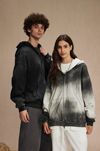 Sweat à capuche unisexe surdimensionné de haute qualité, 420 GSM, 100 % coton, imprimé à la demande, en molleton français épais, fermeture éclair, streetwear - Product Image 6