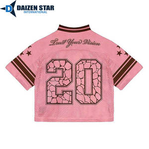 Custom Team & Player Name Mesh Jersey 100% Polyester Breathable Quick Dry Anti-Bacterial Anti-UV Short Sleeves All Seasons - Product Image 3