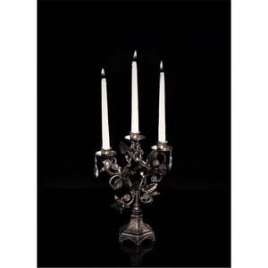 Candélabre classique en or poli à 5 bras, grand chandelier vintage en laiton fini pour décoration intérieure de luxe - Product Image 3