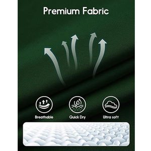 T-shirt pour homme à manches longues surdimensionné en Spandex/Polyester avec motif imprimé personnalisé, tissu gaufré respirant, teinture unie - Product Image 5