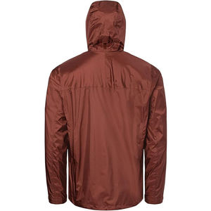 Veste imperméable à capuche bleue pour homme, col montant, fermeture éclair, style décontracté, pour le printemps, en polyester - Product Image 4