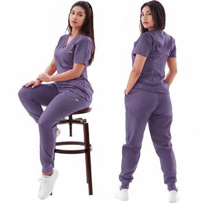 Vente en gros d'uniformes d'infirmière / Ensemble de blouses médicales d'été / Ensemble de blouses d'hôpital - Product Image 5
