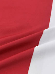 Camisetas Casuales de Cuello Redondo para Hombre, Transpirables y Delgadas, con Diseño de Parches Rojos y Blancos - Product Image 4