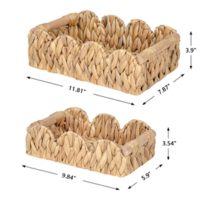 Must-Have Foldable Water Hyacinth Storage <b>Basket</b>, Handicraft Organizing <b>Basket</b> For Home Vietnam Wholesale Supply - Product Image 2