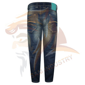 Pantalones Vaqueros de Diseño Moderno para Hombre, Estilo Casual Urbano, Transpirables y Cómodos - Product Image 2