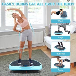 Attrezzatura per Allenamento Completo del Corpo, Macchina per Esercizi con Piastra Vibrante per Perdita di Peso e Tonificazione, Piattaforma Fitness - Product Image 2