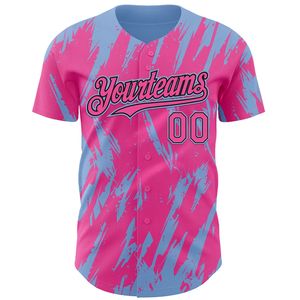 Camiseta de Béisbol de Invierno Personalizada OEM, con Botones, Impresión de Serigrafía, 100% Algodón Orgánico Antibacterial, Logotipo Frontal Corto, para Equipo - Product Image 2