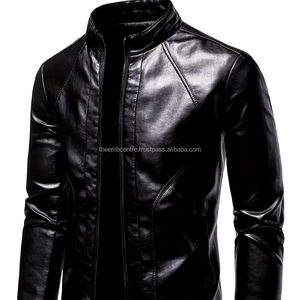 Meilleur prix sur mesure veste en cuir pour hommes nouvelle arrivée de vêtements pour hommes meilleure vente veste en cuir pour hommes tenue décontractée - Product Image 1