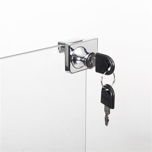 Black One-Door Glass Display Cabinet with 3 Shelves for Home or Office Storage - Product Image 3