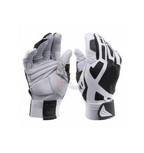 Gants de baseball blancs et noirs respirants pour l'entraînement sportif, pour droitiers, motif uni - Product Image 4