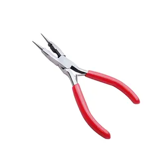 Stainless Steel Pliers Jewelry Hand Tools Pliers Round Nose Nylon Jaw Forming Bead Wire Work Pliers