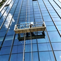 Plateforme de travail suspendue anti-corrosion, gondole de construction galvanisée pour projet de construction côtier