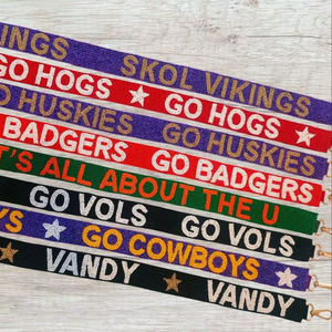 สายกระเป๋าถักมือประดับลูกปัดสไตล์ชาติพันธุ์ อุปกรณ์ตกแต่งกระเป๋าลูกปัด อะไหล่และอุปกรณ์เสริมกระเป๋า สายกระเป๋าลูกปัด - Product Image 1