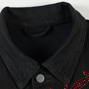 Meilleure Vente : Vestes en Jean Personnalisées pour Hommes avec Strass, Multi-Poches, Col Montant, Broderie Personnalisée, Haute Qualité, Respirantes et Séchage Rapide - Product Image 3