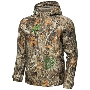 Men's Camouflage Hunting Jacket Full Sleeve Waterproof Soft <b>Shell</b> Outdoor Autumn Wear - Product Image 4