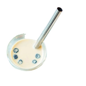 Stylish Luxury <b>Reusable</b> Stainless Steel <b>Straw</b> Set for Home Kitchen Bar Use Eco-Friendly and High Quality - Product Image 4