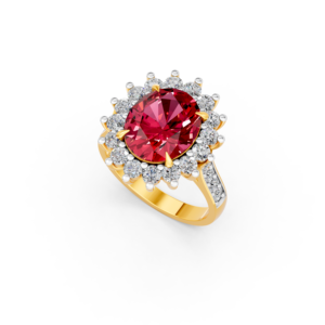 แหวนทองคำแท้ 14K 9K 10K 18K ประดับพลอยแล็บ 6 กะรัต แบบสั่งทำได้ รับรองโดย IGI เครื่องประดับคุณภาพสูง ผลิตตามมาตรฐานจริยธรรม ขั้นต่ำ 3 ชิ้น 10 ชิ้น RJC OEM ODM E201287 - Product Image 1