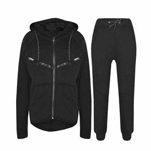 Men's Tracksuits with Zipper Pockets, Full <b>Zip</b> <b>Hooded</b> Sweatsuits 2 Piece Jogging Athletic Sets Long Sleeve Trendy Outfits - Product Image 1