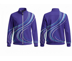 Veste de sport personnalisée à fermeture éclair intégrale avec impression par sublimation sur toute la surface, chaude, respirante et à séchage rapide |   Tailles Hommes Femmes Jeunes - Product Image 5