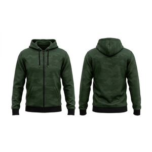Sudadera con Capucha Retro Americana para Hombre, Ajuste Holgado, Tejido Antipilling de Poliéster/Algodón, Color Negro Liso, Estilo Casual - Product Image 2