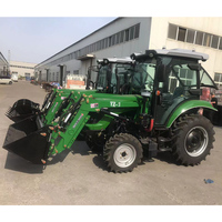 SHANDONG QILU Tracteur à roues haute efficacité 4x4 Tracteur de marche compact avec pneus pleins à vendre