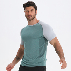 Men's Fitness Workout Gym Tee Running Tee Mens Yoga Tshirt Mens Athletic <b>Shirt</b> for men - Product Image 5