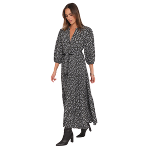 Vestido Maxi Informal para Mujer, Cuello Cuadrado, Vestido Largo - Product Image 4
