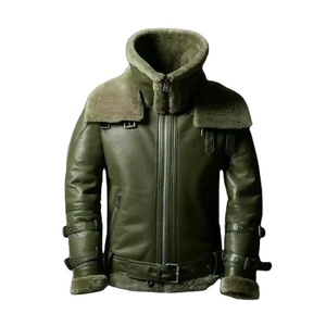 Vestes en cuir pour hommes de conception haut de gamme, style vintage d'hiver, séchage rapide, respirantes, devant droit, options personnalisables, service OEM - Product Image 5