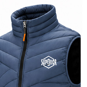 Chaleco de Invierno Premium para Hombre, Acolchado y Duradero, con Relleno Térmico Ligero y Cierre de Cremallera Seguro para Actividades al Aire Libre - Product Image 3