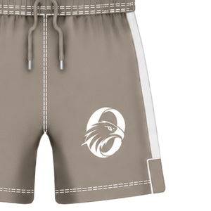 Pantalones Cortos de Rugby Color Blanco Taupe, Cintura Elástica con Cordón, Ropa Deportiva para Entrenamiento y Partidos, Pantalones Cortos de Rugby Ligeros - Product Image 4