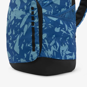 Sac à dos en nylon camouflage bleu, capacité 30-40L, avec poches latérales pour activités de plein air - Product Image 4