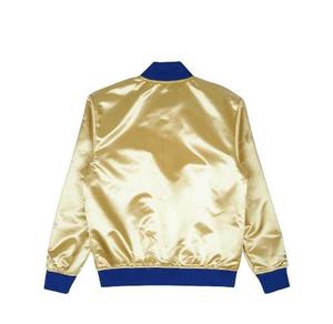 Veste universitaire classique en soie pour homme, veste en satin à boutons pression, fournisseur de mode OEM ODM, marque privée - Product Image 6