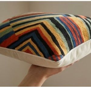 Housse de coussin rectangulaire à motif géométrique, style bohème, tissée, fabriquée en Inde, prix de gros - Product Image 6