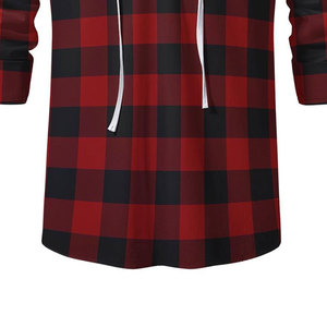 Chemise traditionnelle Jacobite Ghillie Kilt Rob Roy Macgregor en tartan écossais rouge et noir à lacets, tenue des Highlands, fournitures d'usine - Product Image 3