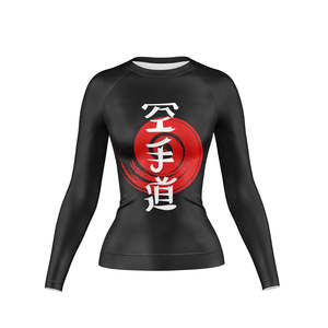Men's <b>Long</b> <b>Sleeve</b> Rash Guard Compression Shirt Breathable Quick-Dry UPF50+ Anti-Bacterial for BJJ MMA Grappling No Gi - Product Image 1
