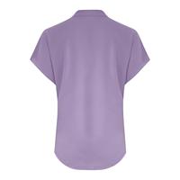 Pull tricoté décontracté à col rond et boutons pour femme, grande taille, anti-plis, anti-boulochage, 200g, avec logo brodé et tie-dye, manches courtes