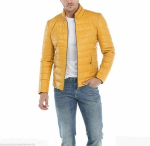 Veste en cuir de haute qualité pour hommes, très élégante et stylée - Product Image 1