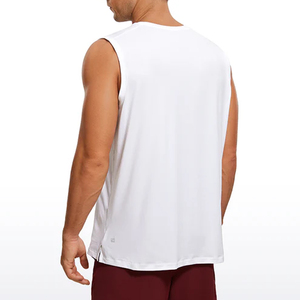 Men Mesh tank Top Quick Dry Sleeveless Shirt Solid Plain <b>Singlet</b> Casual Sports <b>Running</b> Stringer Custom logo Breathable tank Tops - Product Image 2