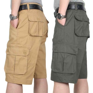 Pantalones Cortos Casuales para Hombre de Primera Calidad, Mezcla de Poliéster y Algodón Suave, Cintura Elástica, Estilo Urbano, Moda Activa, Esenciales para el Verano - Product Image 1