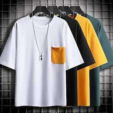 เสื้อยืดลำลองระบายอากาศสำหรับผู้ชาย ลายกราฟิก เสื้อยืดเปล่าสำหรับผู้ชาย ผ้าพิมพ์ลายสกรีนแบบทอ - Product Image 3