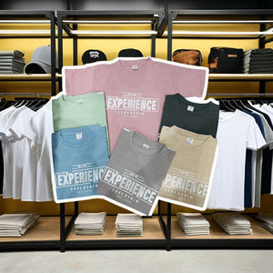 เสื้อยืดคอกลมผู้ชายผ้าแจ็คการ์ดหนา 220 กรัม ผ้าฝ้าย 100% สกรีนโลโก้ตามสั่ง ระบายอากาศดี เป็นมิตรกับสิ่งแวดล้อม แห้งเร็ว ลดราคาพิเศษ - Product Image 3