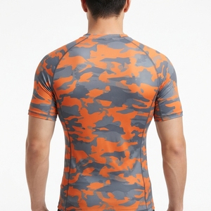 Camiseta de Compresión para Hombre, Manga Corta, Estilo Bape, Ropa Deportiva, Camiseta con Gráficos, Ropa Deportiva para Entrenamiento - Product Image 2