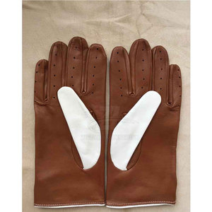 Guantes de cuero genuino de alta gama, elegantes, cálidos y duraderos para hombres, para conducir y para clima frío. - Product Image 5