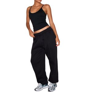 Débardeur côtelé noir pour femme, col en U profond, dos nu, sans manches, coupe ajustée, pour le yoga, vente en gros sur mesure, direct usine, été - Product Image 1