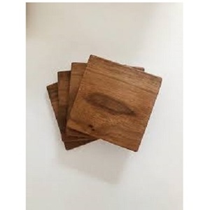 Direct Factory Prices Wooden Coaster with Customized Shaped Solid Wooden Made Coaster for <b>Table</b> Uses <b>walnut</b> coasters - Product Image 1