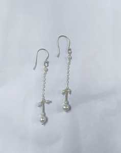 Freshwater <b>Pearl</b> <b>Earrings</b> Handmade Elegant Dangle <b>Pearl</b> Jewelry Wholesale Gift Accessories for Women - Product Image 2
