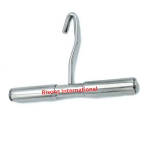 BISONS Gancho Obstétrico Veterinario de Acero Inoxidable con Mango de Cadena, Herramienta de Parto, Instrumento Quirúrgico Reutilizable - Product Image 1