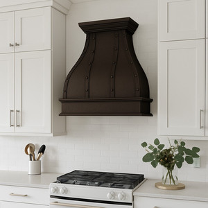 Campana Extractora de Cobre con Acabado Negro Personalizada de Alta Demanda, Chimenea Decorativa para Chimenea Exterior y Leña - Product Image 3