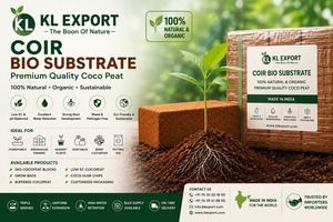 KL EXPORT โคโคพีทบล็อก 5 กก. คุณสมบัติการกักเก็บน้ำสูง ออร์แกนิก ปรับสมดุลค่า pH สำหรับปลูกพืชในกระถางและสวน - Product Image 2