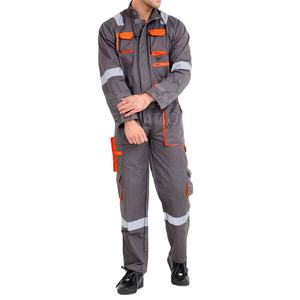 Custom Made High Visibility Reflective <b>Work</b> Coverall New Design Breathable and <b>Waterproof</b> Safety Workwear - Product Image 1